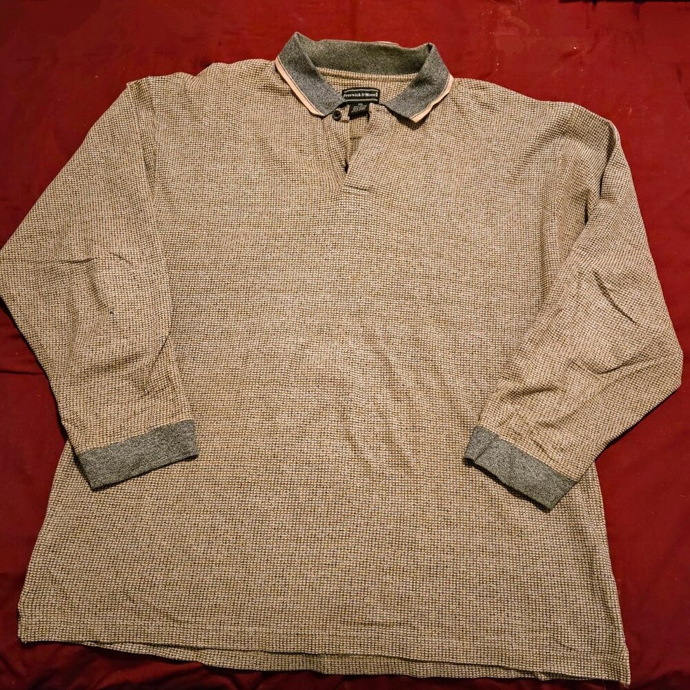 Preswick and Moore Men's Long Sleeve Polo